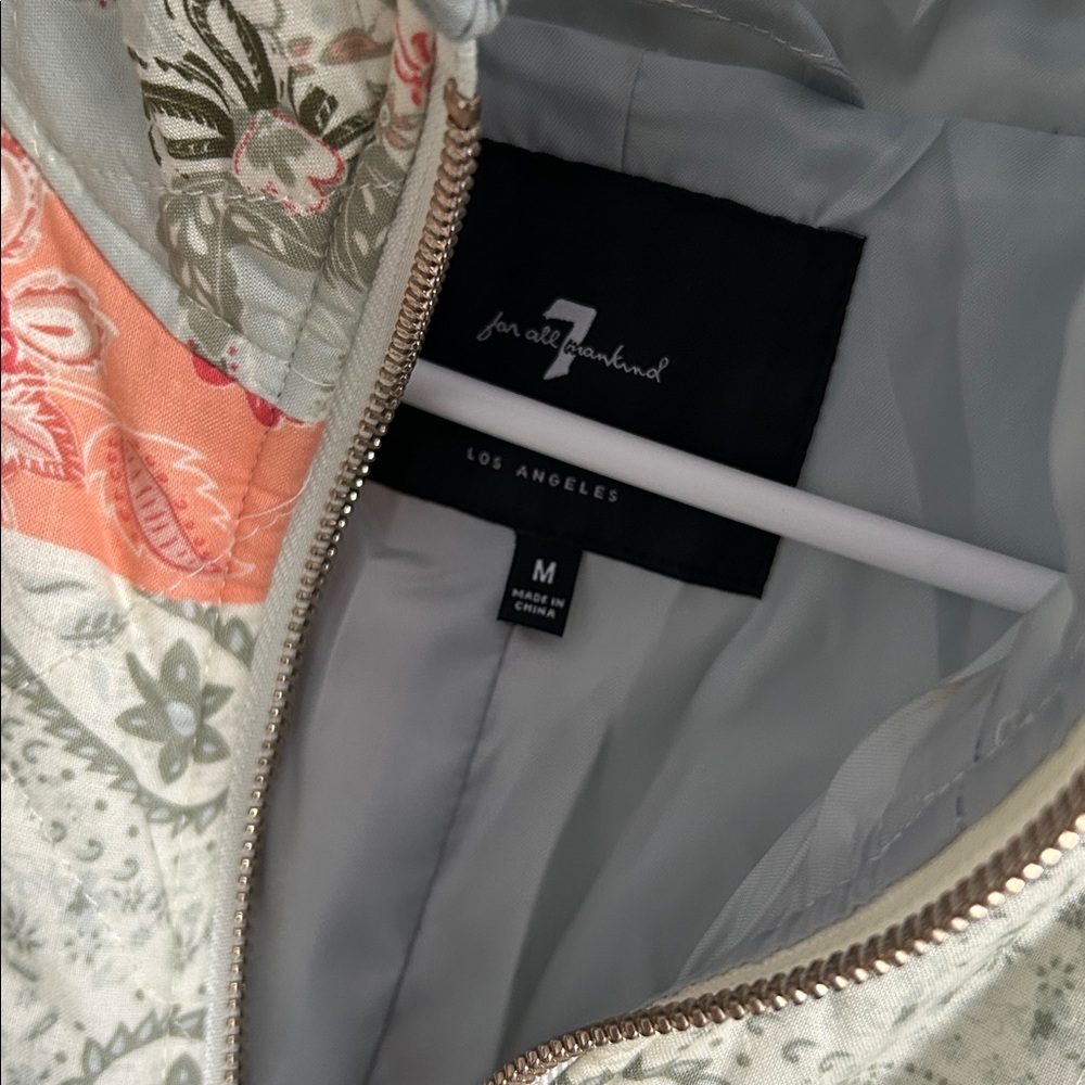 7 For All Mankind Floral Patchwork Jacket - image 2